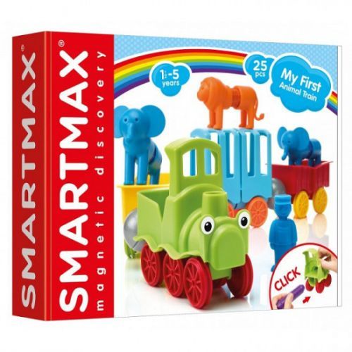 Smartmax - Můj první vláček se zvířátky - 22 ks
