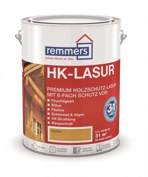 Ochranná lazura na dřevo HK Lasur 2255 Mahagoni (2,5 l/bal)