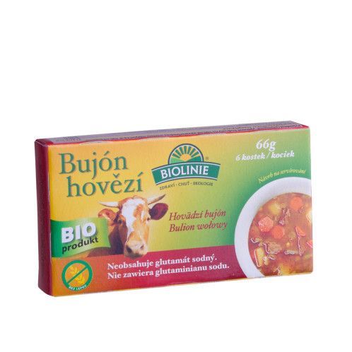 BIO Bujón hovězí v kostkách                                                                             66g