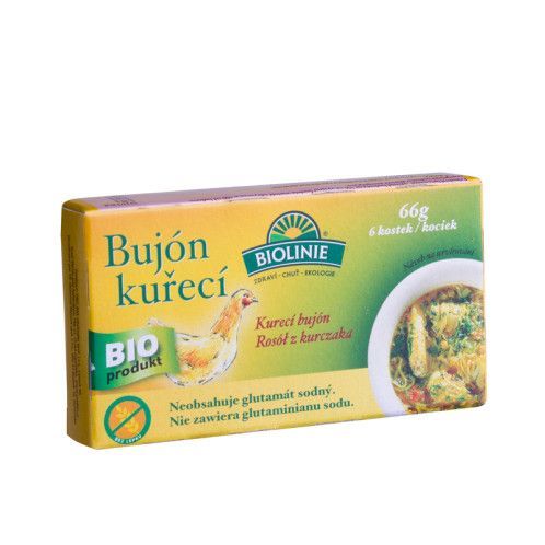 BIO Bujón kuřecí v kostkách                                                                             66g