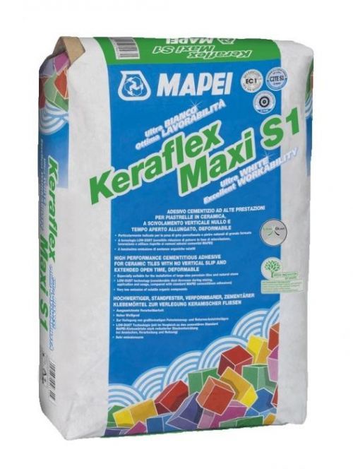 Cementové lepidlo KERAFLEX maxi S1 dust free 25 kg šedý