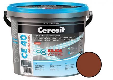 Spárovací hmota Ceresit CE 40 Aquastatic 5 kg terra