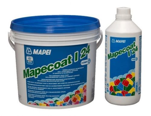 Ochranný nátěr Mapei Mapecoat I 24/A+B, šedý RAL 7001, 5 kg