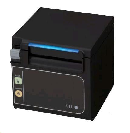 Seiko RP-E11 22450061 pokladní tiskárna, řezačka, Přední výstup, Ethernet, černá