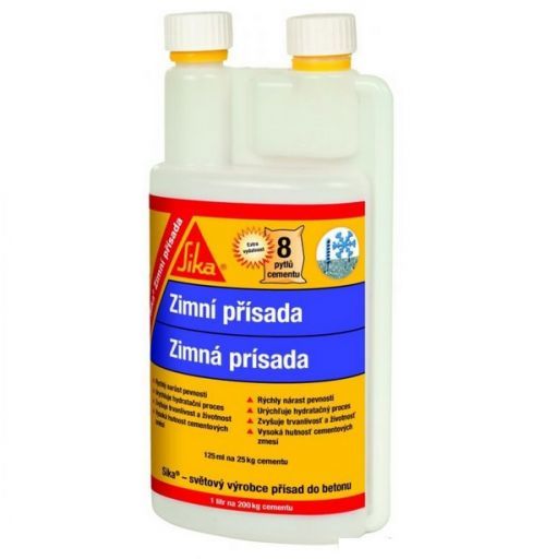 Přísada do betonu Sika zimní, 1 l