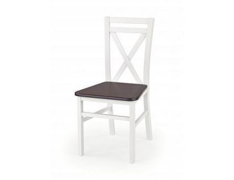 Jídelní židle Dariusz 2, bílá-ořech tmavý  Halmar sp.z o.o.