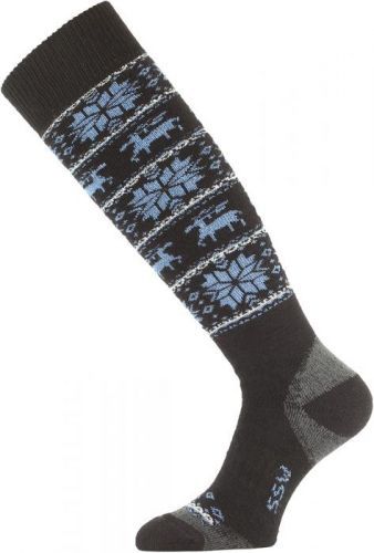 Lasting  SSW 905 černá merino ponožky lyžařské Velikost: (42-45) L