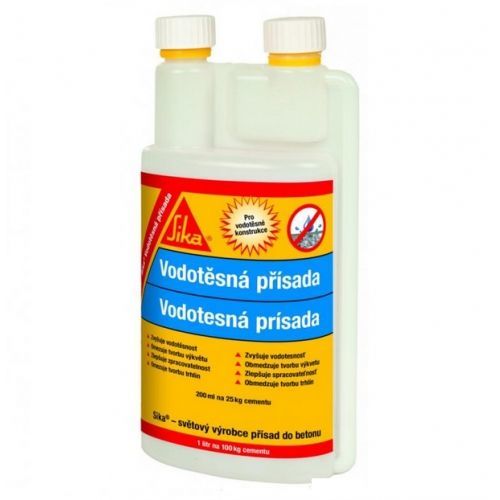 Vodotěsná přísada Sika, 1 l