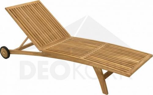 Deokork Zahradní lehátko teak ELEGANCE