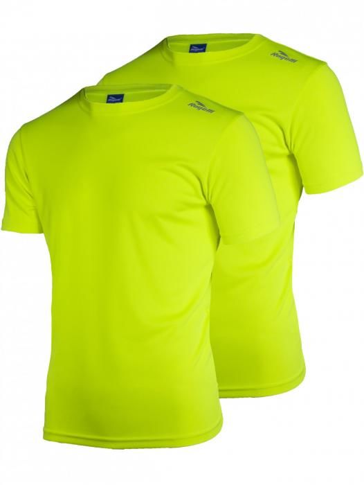 Funkční tričko Rogelli PROMOTION, 2 ks - reflexní žluté, různé velikosti