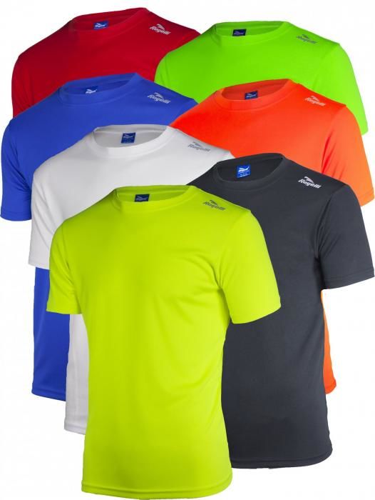 Funkční tričko Rogelli PROMOTION, 7 ks - barevný mix, různé velikosti