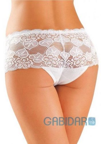 Dámské kalhotky šortky Gabidar 099 - L - Bílá