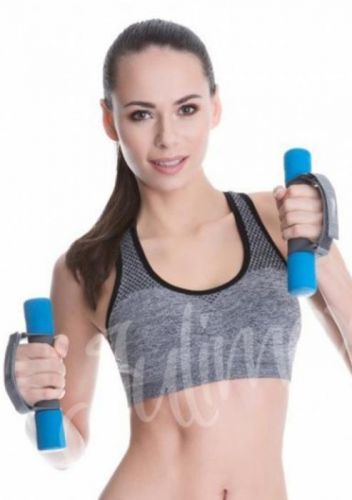 Sportovní podprsenka Julimex Skip - M/L - Světle modrá