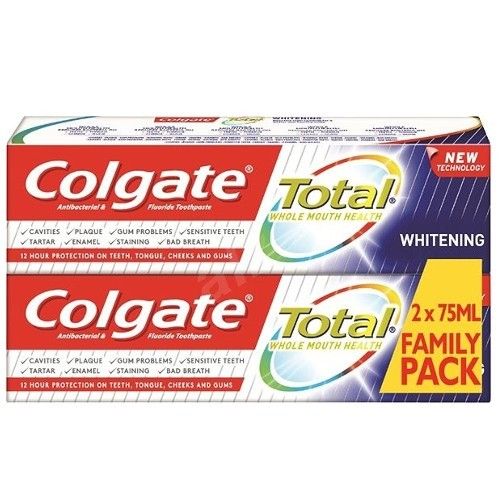 Colgate Zubní pasta Total Whitening Duopack 2 x 75 ml