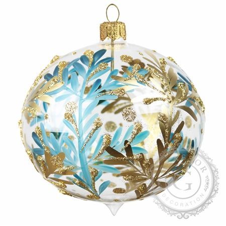 Skleněná cibule s větvičkou