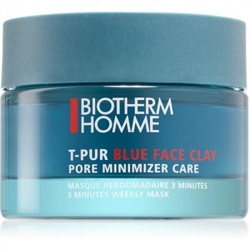 Biotherm Homme T - Pur Blue Face Clay čisticí maska pro hydrataci ple