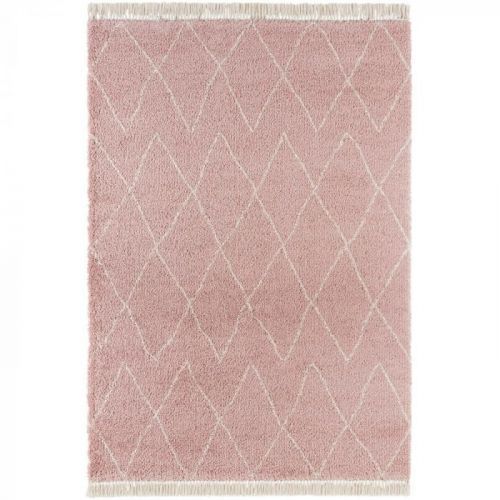 Růžový koberec Mint Rugs Galluya, 120 x 170 cm
