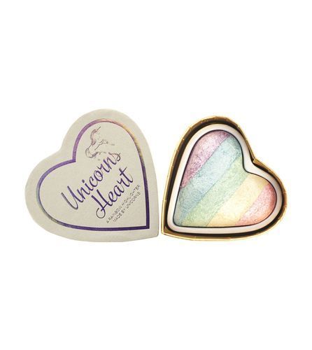 Makeup Revolution Srdcový Rozjasňovač Srdce Jednorožce (Unicorns Heart) 10 G