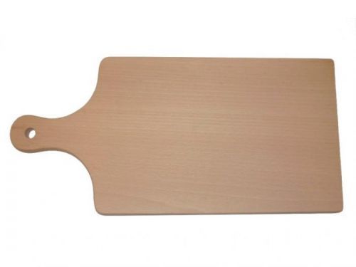 Prkénko dřevo 42x19,5x1,5cm, ručka  WOOD