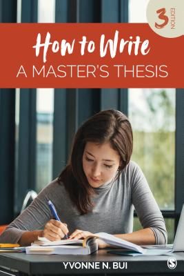 How to Write a Master's Thesis (Bui Yvonne N.)(Paperback / softback)
