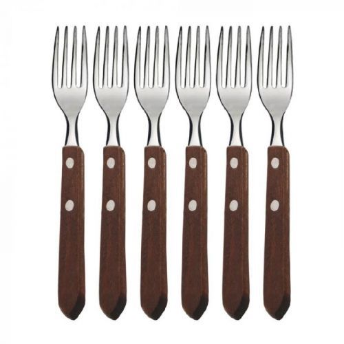 Sada 6 ks nerezových steakových vidliček Orion Steak Fork, délka 20 cm