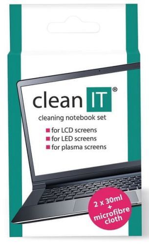 Clean It Čisticí Roztok Na Notebooky S Utěrkou, 2 × 30 Ml Cl-182