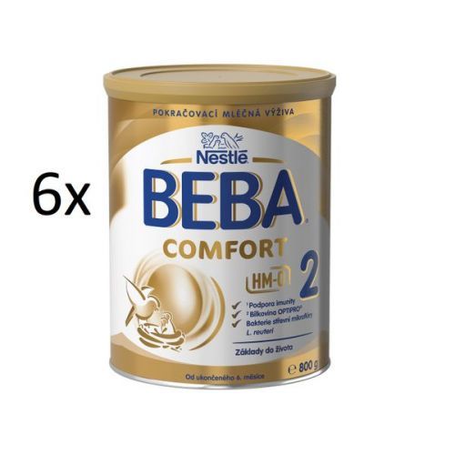 Nestlé 6 X Beba Comfort 2 Hm-O 800g