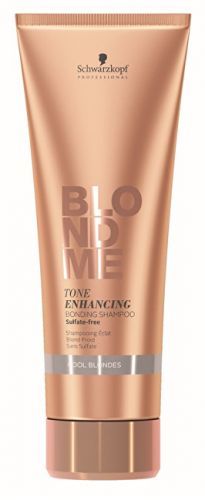 Schwarzkopf Professional Obnovující šampon pro zvýraznění chladných blonďatých odstínů BLONDME (Tone Enhancing Bonding Shampoo Cool Blondes) 1000 ml