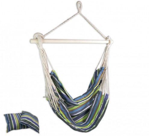 Houpací závěsné křeslo SEDCO SWING s polštářky::Duha