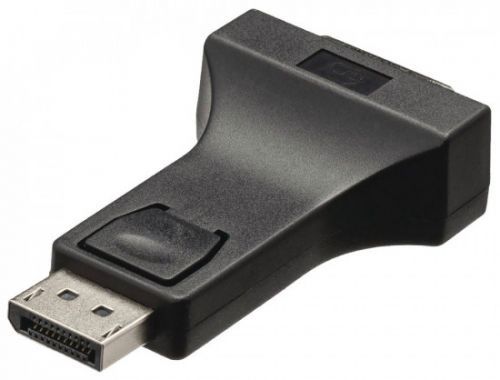 NEDIS adaptér DisplayPort/ zástrčka DisplayPort - zásuvka DVI-I 24+5p/ černý, CCGB37925BK