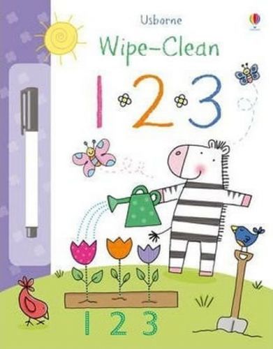 Brooks Felicity: Usborne Wipe-Clean 1 2 3