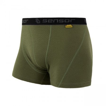SENSOR MERINO DF pánské trenky M / Khaki