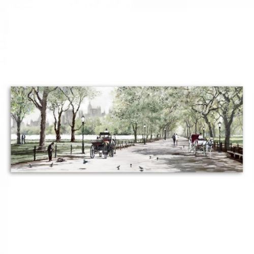 Obraz Styler Canvas Watercolor Central Park II, 60 x 150 cm