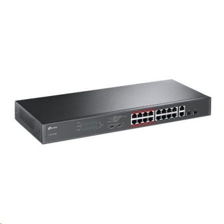 Switch TP-Link TL-SL1218MP 16x LAN/PoE+, 2x GLAN, 2x SFP Combo, TL-SL1218MP