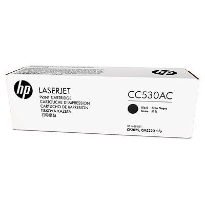 Toner HP black | 3500pgs | Color LaserJet CP2025/CM2320 | contract, CC530AC