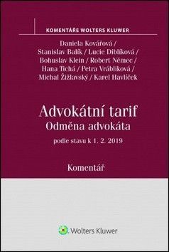 Advokátní tarif Odměna advokáta - Diblíková Lucie, Kovářová Daniela, Balík Stanislav