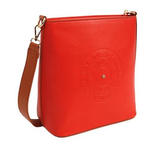 Dámská crossbody kabelka Doca 14516 - červená