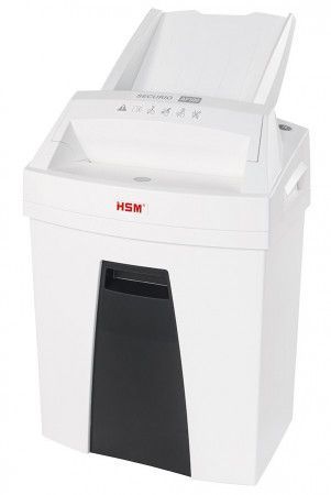 HSM skartovačka Securio AF100/ formát A4/ velikost řezu 4x25mm/ stupeň utajení (DIN) 4/ automatický podavač/ bílá, 4026631064347