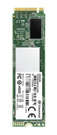 TRANSCEND MTE220S 256GB SSD disk M.2 2280, PCIe Gen3 x4 NVMe 1.3 (3D TLC), 3500MB/s R, 2800MB/s W, TS256GMTE220S