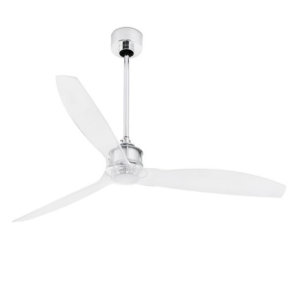Faro Barcelona Just Fan 33394 50,4“ Chrom/Transparentní Reverzní Stropní Ventilátor