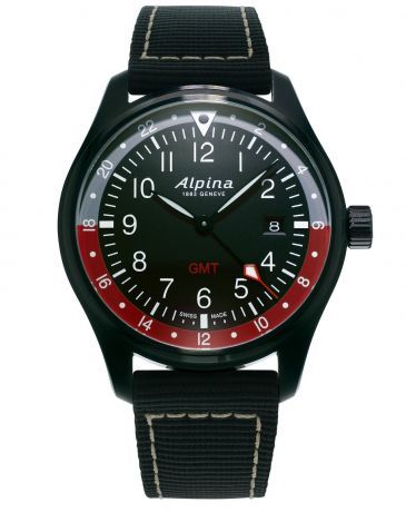 Alpina Startimer Pilot Quartz GMT AL-247BR4FBS6 + 5 let záruka, pojištění hodinek ZDARMA Miss Sixty