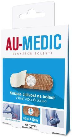 AU-MEDIC blokátor bolesti 4ks