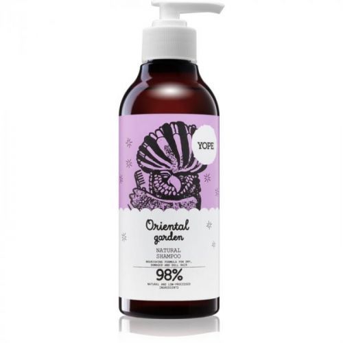 Yope Oriental Garden přírodní šampon pro suché a poškozené vlasy