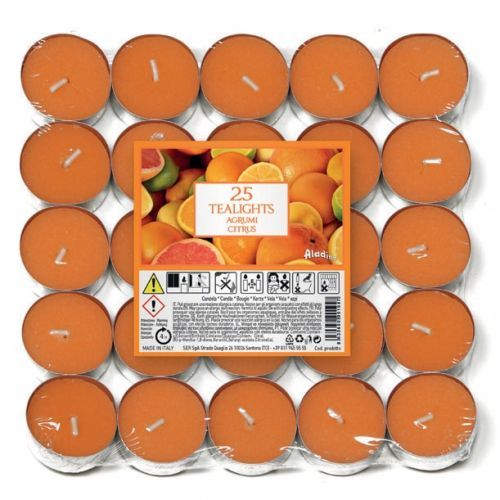 Petali vonné čajové svíčky Citrusové plody 25ks