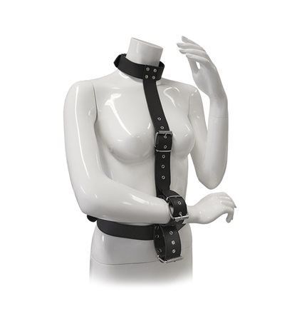 DreamToys Bondage BLAZE RESTRAINT BODY HARNESS WITH COLLAR