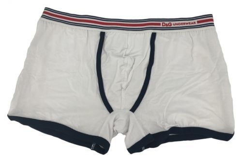 Pánské boxerky DGFBM30564 bílá s pruhama - Dolce & Gabbana - XL - bílá