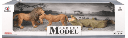 Ep Line | Sada Model Svět zvířat lev, lvice, krokodýl