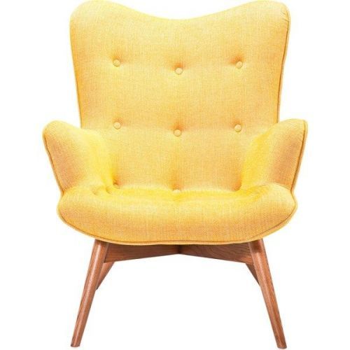 Kare Křeslo Angels Wings Rhythm Mustard