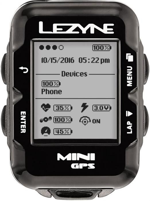 Lezyne Mini Gps - black uni