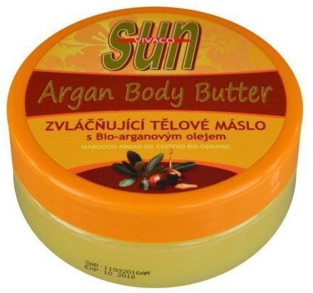 Vivaco Sun Zvláčňující tělové máslo po opalování s arganovým olejem 200 ml